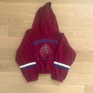 Harry Potter Hogwarts Cropped Hoodie— Excellent Condition!